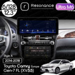 Магнітола Toyota Camry 7 FL (XV55) (2014-2018) [EU] Resonance Ultra M6 (7862) 6/128, 12.3" QLED, 360 (Audi Style)