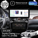 Магнітола Toyota Camry 7 FL (XV55) (2014-2018) [EU] DUDU 7 12.3" 2K QLED, 6/64, 360 (Style A)
