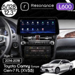 Магнітола Toyota Camry 7 FL (XV55) (2014-2018) [EU] Resonance L600 6/128 12.3" QLED, 360 (BMW Style)