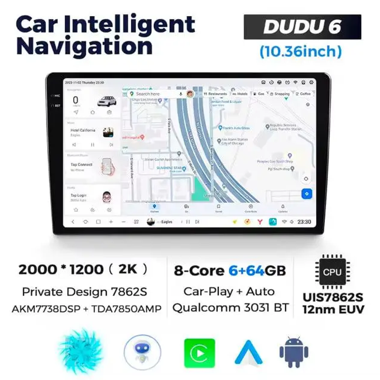 7037902306_dudu-6-1036 DUDU 6 10.36" 2K QLED, 6/64 - Зображення 1