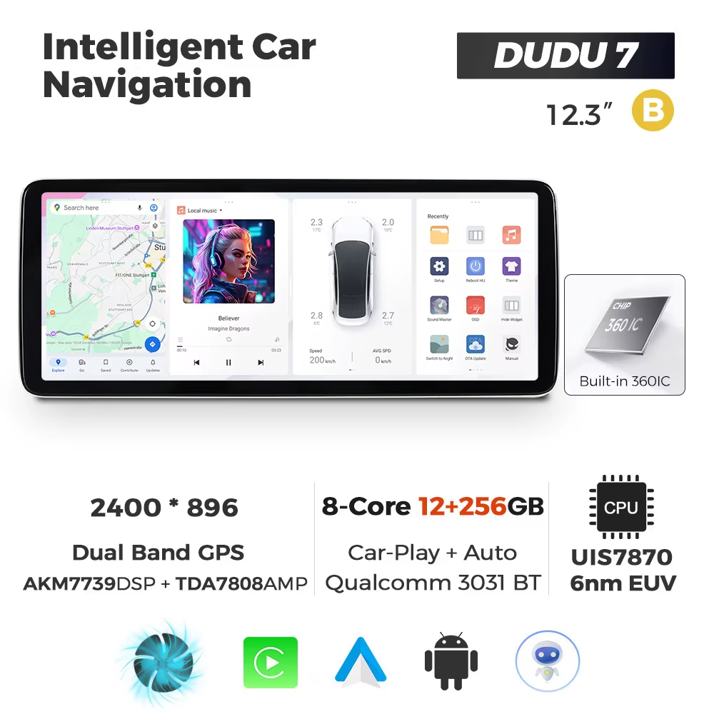 7037982213_dudu-7-123 DUDU 7 12.3" 2K QLED, 12/256, 360 (Style B) - Зображення 1