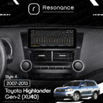 Магнітола Toyota Highlander Gen-2 (XU40) (2007-2013) [Low] Resonance Ultra M6 (7862) 6/128, 10.25" QLED, 360 (Audi Style) - Зображення 8