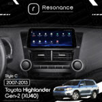 Магнітола Toyota Highlander Gen-2 (XU40) (2007-2013) [Low] Resonance Ultra M6 (7862) 6/128, 10.25" QLED, 360 (BMW Style) - Зображення 6