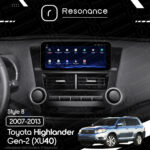 Магнітола Toyota Highlander Gen-2 (XU40) (2007-2013) [Low] Resonance Ultra M6 (7862) 6/128, 10.25" QLED, 360 (Benz Style) - Зображення 6