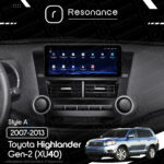 Магнітола Toyota Highlander Gen-2 (XU40) (2007-2013) [Low] Resonance Ultra M6 (7862) 6/128, 10.25" QLED, 360 (Audi Style) - Зображення 6