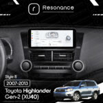 Магнітола Toyota Highlander Gen-2 (XU40) (2007-2013) [Low] DUDU 5 10.33" 2K QLED, 4/32, 360 (Style B) - Зображення 9