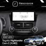 Магнітола Toyota Highlander Gen-2 (XU40) (2007-2013) [Low] DUDU 6 12.3" 2K QLED, 8/128, 360 (Style C) - Зображення 6