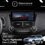 Магнітола Toyota Highlander Gen-2 (XU40) (2007-2013) [Low] DUDU 7 12.3" 2K QLED, 6/64, 360 (Style A) - Зображення 6