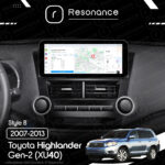 Магнітола Toyota Highlander Gen-2 (XU40) (2007-2013) [Low] DUDU 7 12.3" 2K QLED, 6/64, 360 (Style B) - Зображення 10