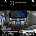 Магнітола Toyota Highlander Gen-2 (XU40) (2007-2013) [High, Gray] Resonance L300 4/32 10.33" QLED, 360 (BMW Style) - Зображення 7