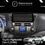 Магнітола Toyota Highlander Gen-2 (XU40) (2007-2013) [High, Gray] Resonance L300 4/32 10.33" QLED, 360 (BMW Style) - Зображення 8