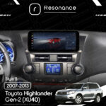 Магнітола Toyota Highlander Gen-2 (XU40) (2007-2013) [High, Gray] DUDU 5 10.33" 2K QLED, 4/32, 360 (Style B) - Зображення 6