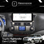 Магнітола Toyota Highlander Gen-2 (XU40) (2007-2013) [High, Gray] DUDU 5 10.33" 2K QLED, 4/32, 360 (Style B) - Зображення 7