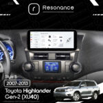 Магнітола Toyota Highlander Gen-2 (XU40) (2007-2013) [High, Gray] DUDU 5 10.33" 2K QLED, 4/32, 360 (Style B) - Зображення 10