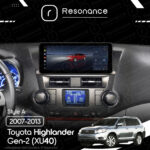 Магнітола Toyota Highlander Gen-2 (XU40) (2007-2013) [High, Gray] DUDU 5 10.33" 2K QLED, 4/32, 360 (Style A) - Зображення 6