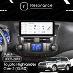 Магнітола Toyota Highlander Gen-2 (XU40) (2007-2013) [High, Gray] DUDU 5 10.33" 2K QLED, 4/32, 360 (Style A) - Зображення 10