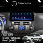 Магнітола Toyota Highlander Gen-2 (XU40) (2007-2013) [High, Gray] Resonance Ultra M6 (7862) 6/128, 12.3" QLED, 360 (BMW Style) - Зображення 6