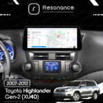 Магнітола Toyota Highlander Gen-2 (XU40) (2007-2013) [High, Gray] DUDU 6 12.3" 2K QLED, 8/128, 360 (Style C) - Зображення 10
