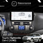Магнітола Toyota Highlander Gen-2 (XU40) (2007-2013) [High, Gray] DUDU 7 12.3" 2K QLED, 12/256, 360 (Style B) - Зображення 8