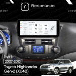 Магнітола Toyota Highlander Gen-2 (XU40) (2007-2013) [High, Gray] DUDU 7 12.3" 2K QLED, 12/256, 360 (Style B) - Зображення 9