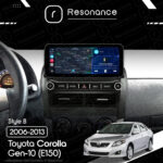 Магнітола Toyota Corolla 10 (E140, E150) (2006-2013) [Gray] Resonance L600 6/128 10.33" QLED, 360 (Mercedes-Benz Style) - Зображення 7