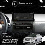 Магнітола Toyota Corolla 10 (E140, E150) (2006-2013) [Gray] Resonance L600 6/128 10.33" QLED, 360 (Mercedes-Benz Style) - Зображення 8