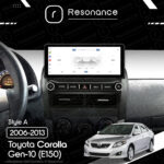 Магнітола Toyota Corolla 10 (E140, E150) (2006-2013) [Gray] DUDU 5 10.33" 2K QLED, 6/128, 360 (Style A) - Зображення 7