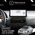 Магнітола Toyota Corolla 10 (E140, E150) (2006-2013) [Gray] DUDU 5 10.33" 2K QLED, 6/128, 360 (Style A) - Зображення 9