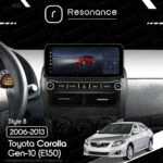 Магнітола Toyota Corolla 10 (E140, E150) (2006-2013) [Gray] DUDU 5 10.33" 2K QLED, 6/128, 360 (Style B) - Зображення 6