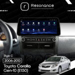 Магнітола Toyota Corolla 10 (E140, E150) (2006-2013) [Gray] Resonance Ultra M6 (7862) 6/128, 12.3" QLED, 360 (BMW Style) - Зображення 6