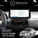 Магнітола Toyota Corolla 10 (E140, E150) (2006-2013) [Gray] DUDU 7 12.3" 2K QLED, 12/256, 360 (Style C) - Зображення 10
