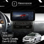 Магнітола Toyota Corolla 10 (E140, E150) (2006-2013) [Gray] DUDU 7 12.3" 2K QLED, 6/64, 360 (Style B) - Зображення 5
