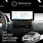 Магнітола Toyota Corolla 10 (E140, E150) (2006-2013) [Gray] DUDU 7 12.3" 2K QLED, 6/64, 360 (Style B) - Зображення 10