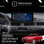 Магнітола Audi A4 Gen-5 (B9) S4 RS4 A4L (2015-2025) Resonance Ultra M6 (7862) 6/128, 10.25" QLED, 360 (Audi Style) - Зображення 8
