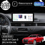 Магнітола Audi A4 Gen-5 (B9) S4 RS4 A4L (2015-2025) DUDU 5 10.33" 2K QLED, 6/128, 360 (Style A)