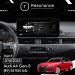 Магнітола Audi A4 Gen-5 (B9) S4 RS4 A4L (2015-2025) Resonance Ultra M4 (7862) 4/64, 12.3" QLED, 360 (Benz Style) - Зображення 7