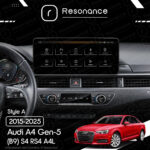 Магнітола Audi A4 Gen-5 (B9) S4 RS4 A4L (2015-2025) Resonance Ultra M6 (7862) 6/128, 12.3" QLED, 360 (Audi Style) - Зображення 6
