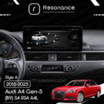 Магнітола Audi A4 Gen-5 (B9) S4 RS4 A4L (2015-2025) Resonance Ultra M6 (7862) 6/128, 12.3" QLED, 360 (Audi Style) - Зображення 7