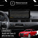 Магнітола Audi A4 Gen-5 (B9) S4 RS4 A4L (2015-2025) Resonance Ultra M6 (7862) 6/128, 12.3" QLED, 360 (Audi Style) - Зображення 9