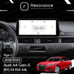 Магнітола Audi A4 Gen-5 (B9) S4 RS4 A4L (2015-2025) DUDU 6 12.3" 2K QLED, 8/128, 360 (Style C) - Зображення 6