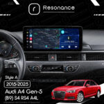 Магнітола Audi A4 Gen-5 (B9) S4 RS4 A4L (2015-2025) DUDU 7 12.3" 2K QLED, 12/256, 360 (Style A) - Зображення 8