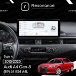Магнітола Audi A4 Gen-5 (B9) S4 RS4 A4L (2015-2025) DUDU 7 12.3" 2K QLED, 12/256, 360 (Style A) - Зображення 9
