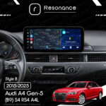 Магнітола Audi A4 Gen-5 (B9) S4 RS4 A4L (2015-2025) DUDU 7 12.3" 2K QLED, 6/64, 360 (Style B) - Зображення 7