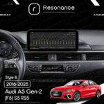 Магнітола Audi A5 Gen-2 (F5) S5 RS5 (2016-2025) Resonance Ultra M6 (7862) 6/128, 10.25" QLED, 360 (Benz Style) - Зображення 9