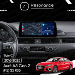 Магнітола Audi A5 Gen-2 (F5) S5 RS5 (2016-2025) Resonance Ultra M6 (7862) 6/128, 10.25" QLED, 360 (BMW Style) - Зображення 8