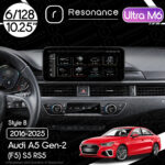 Магнітола Audi A5 Gen-2 (F5) S5 RS5 (2016-2025) Resonance Ultra M6 (7862) 6/128, 10.25" QLED, 360 (Benz Style)