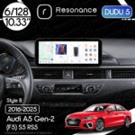 Магнітола Audi A5 Gen-2 (F5) S5 RS5 (2016-2025) DUDU 5 10.33" 2K QLED, 6/128, 360 (Style B)