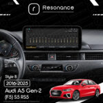 Магнітола Audi A5 Gen-2 (F5) S5 RS5 (2016-2025) Resonance Ultra M4 (7862) 4/64, 12.3" QLED, 360 (Benz Style) - Зображення 9