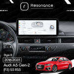Магнітола Audi A5 Gen-2 (F5) S5 RS5 (2016-2025) DUDU 7 12.3" 2K QLED, 6/64, 360 (Style B) - Зображення 8