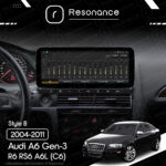 Магнітола Audi A6 Gen-3 (C6) S6, RS6, A6L (2004-2011) Resonance Ultra M4 (7862) 4/64, 12.3" QLED, 360 (Benz Style) - Зображення 9